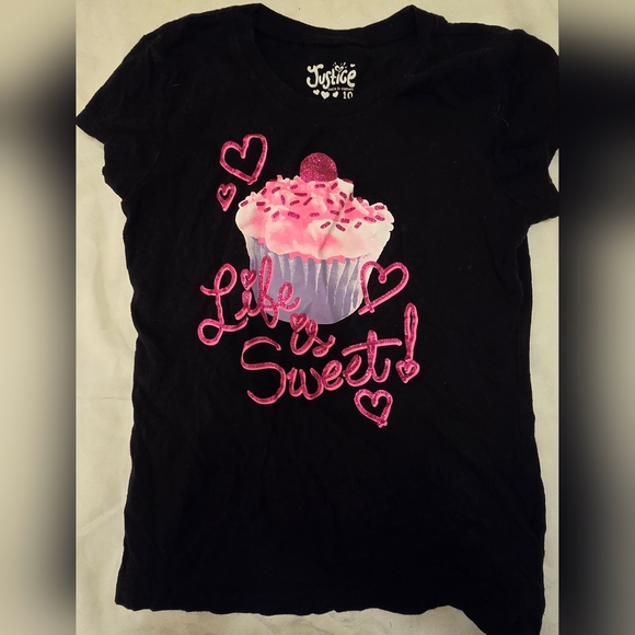 🧡 Justice. Kids Clothing Lot 7 Pieces - Pink, Green, Purple, White Girls 10 - Picture 8 of 14